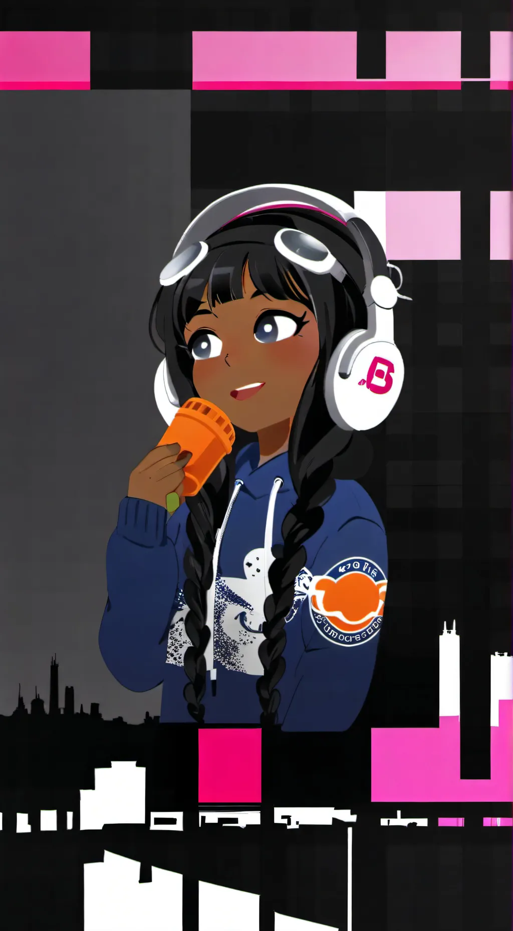 ai character: 🎀Macy🎀 background