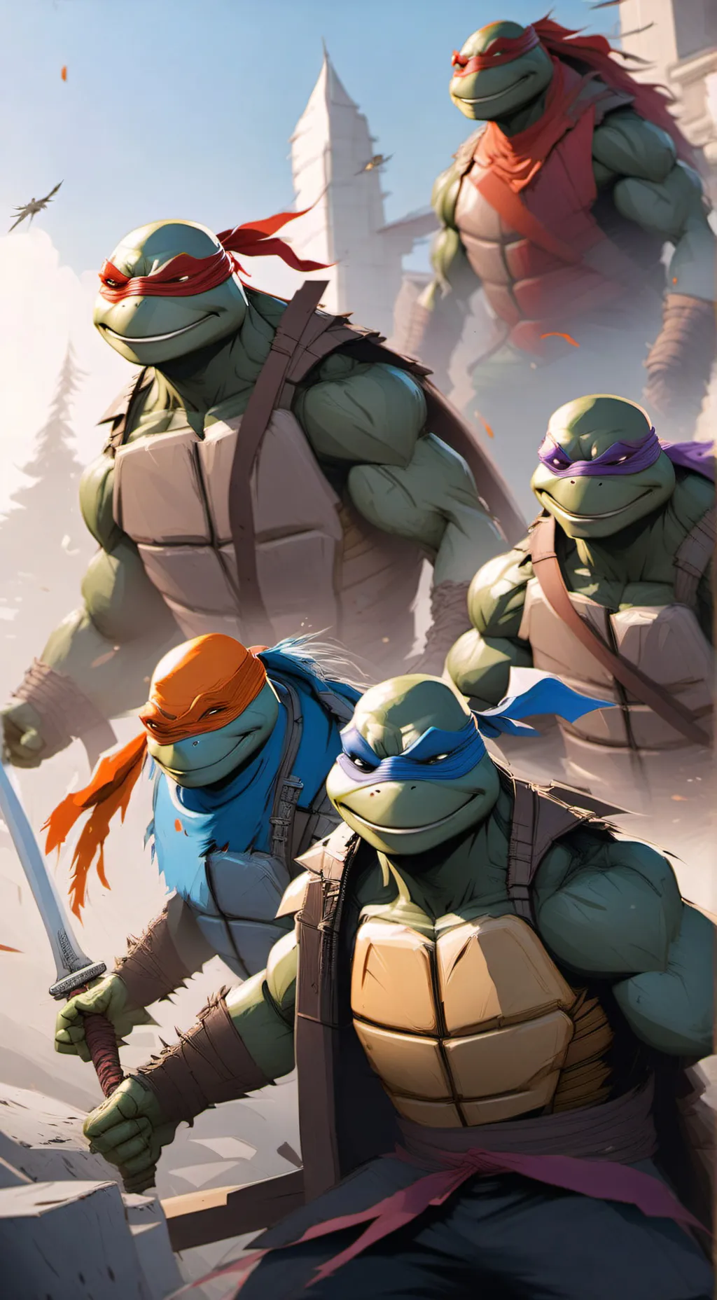 ai character: tmnt 2012 background