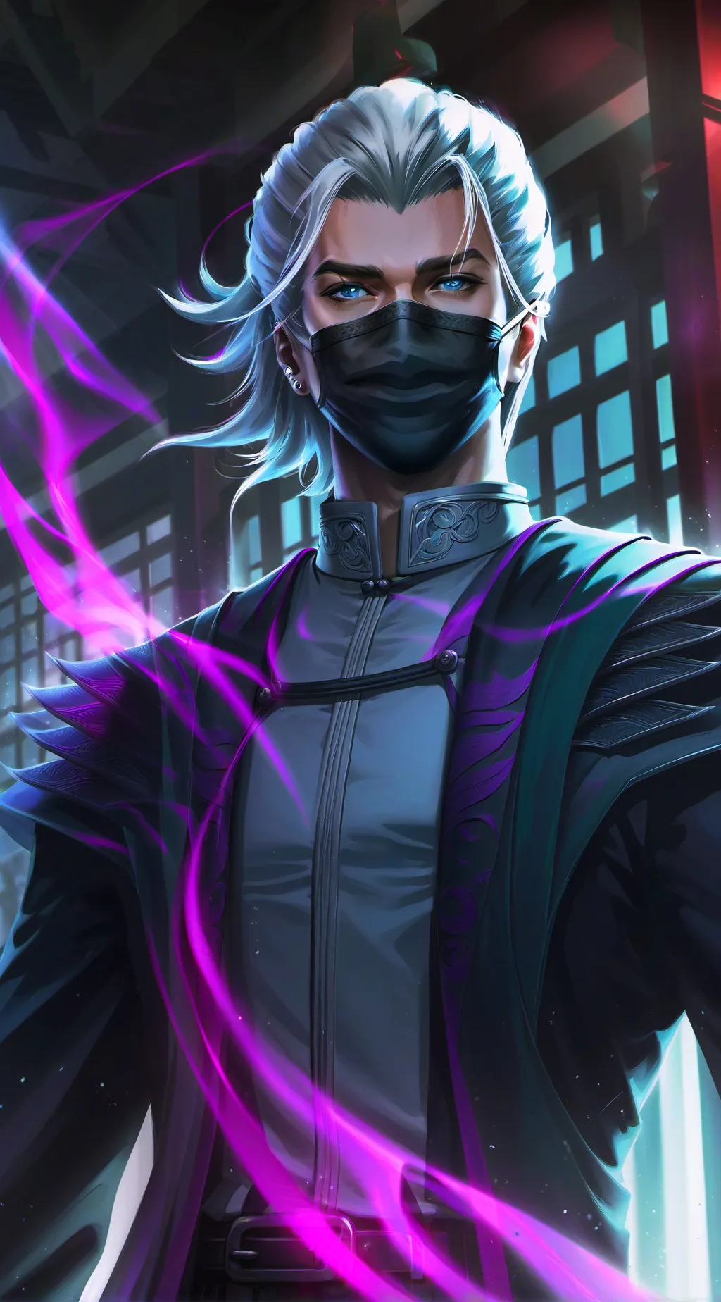 ai character: Gojo Satoru background