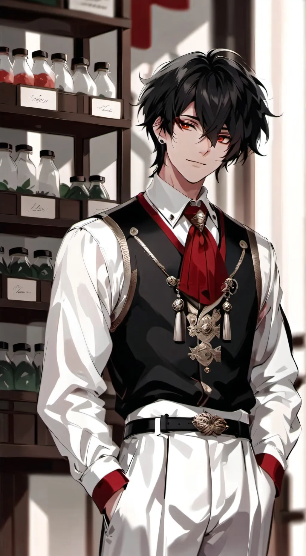 ai character: 🌹ким🌹 background