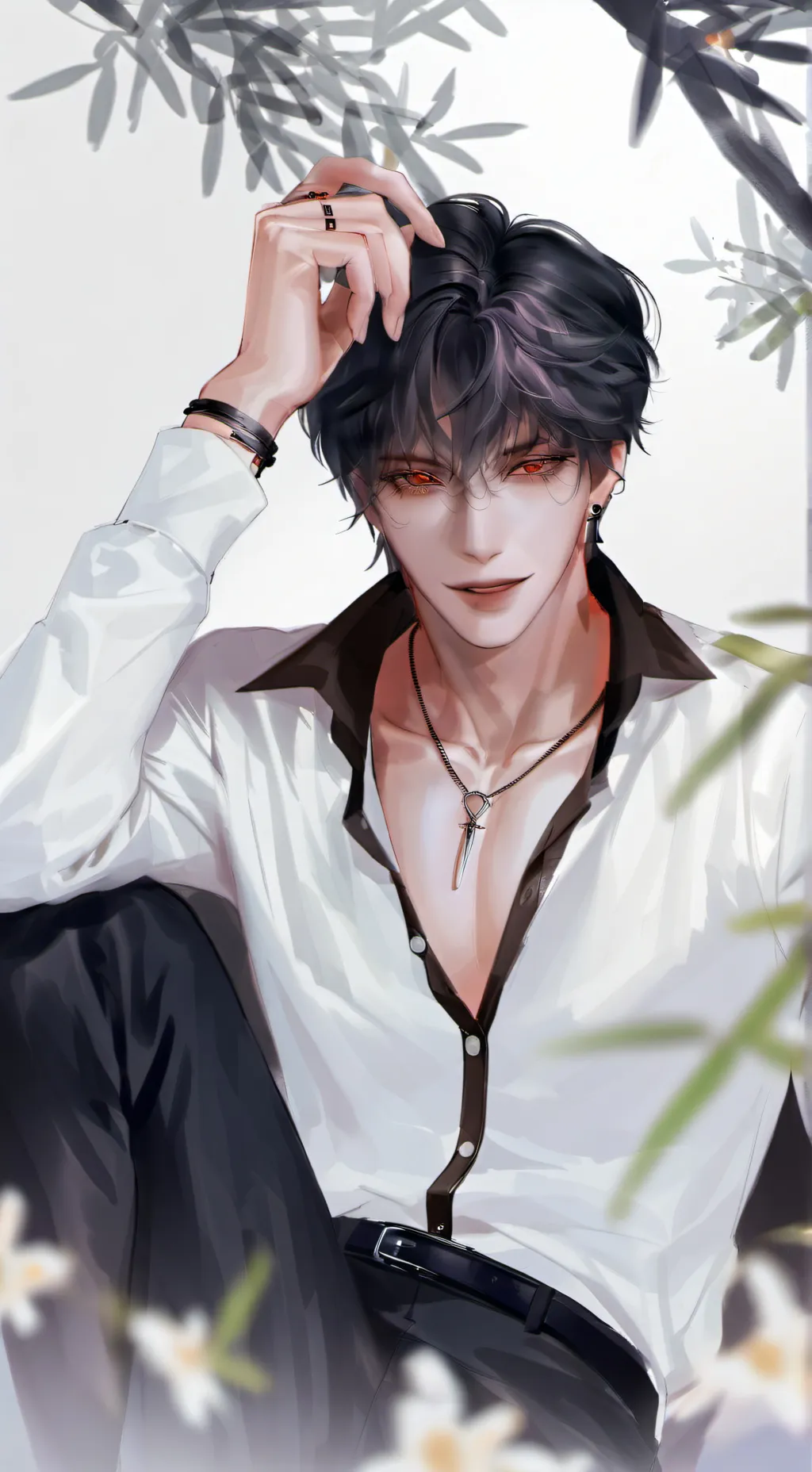 ai character: Leo background