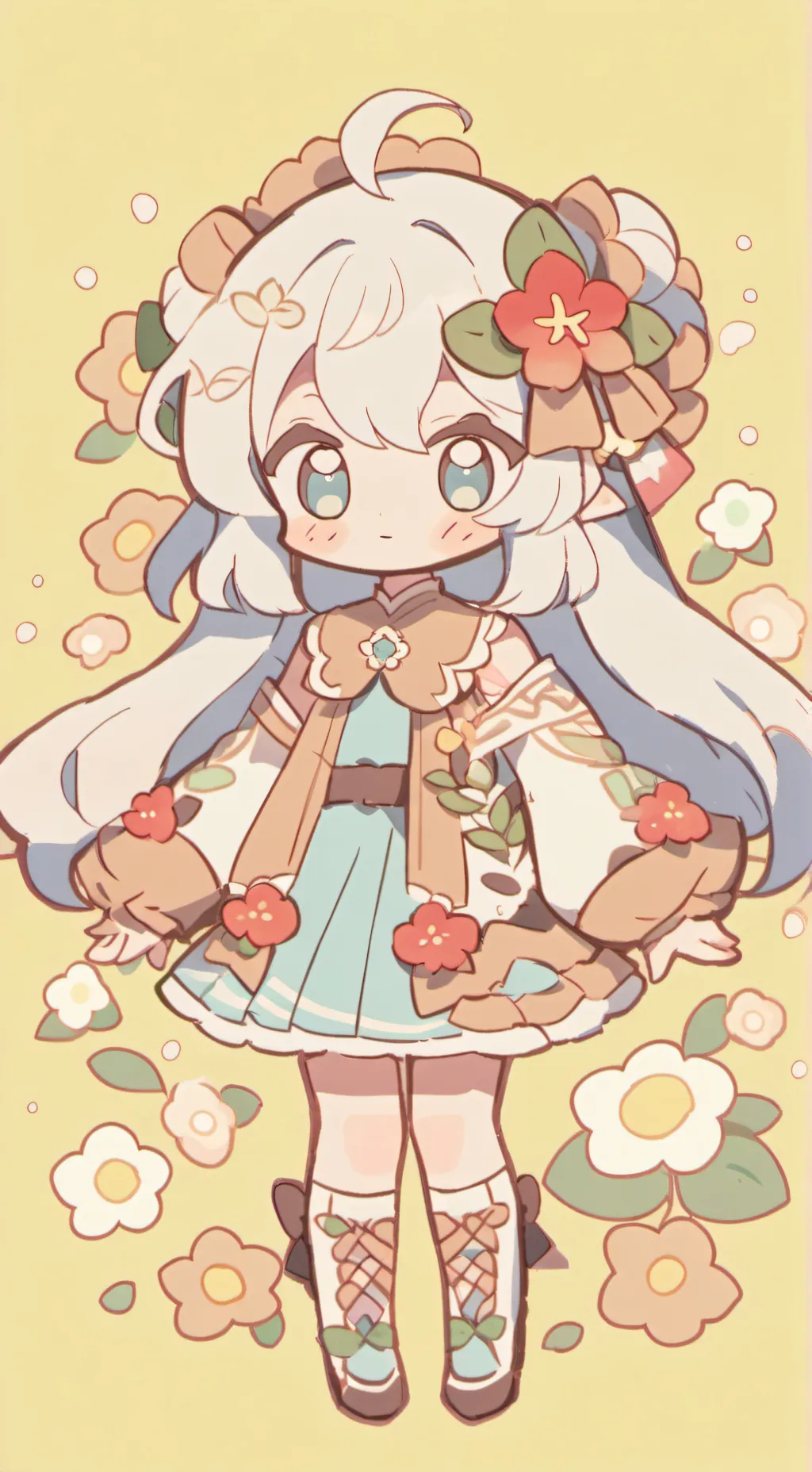 ai character: 《Dw!》 background