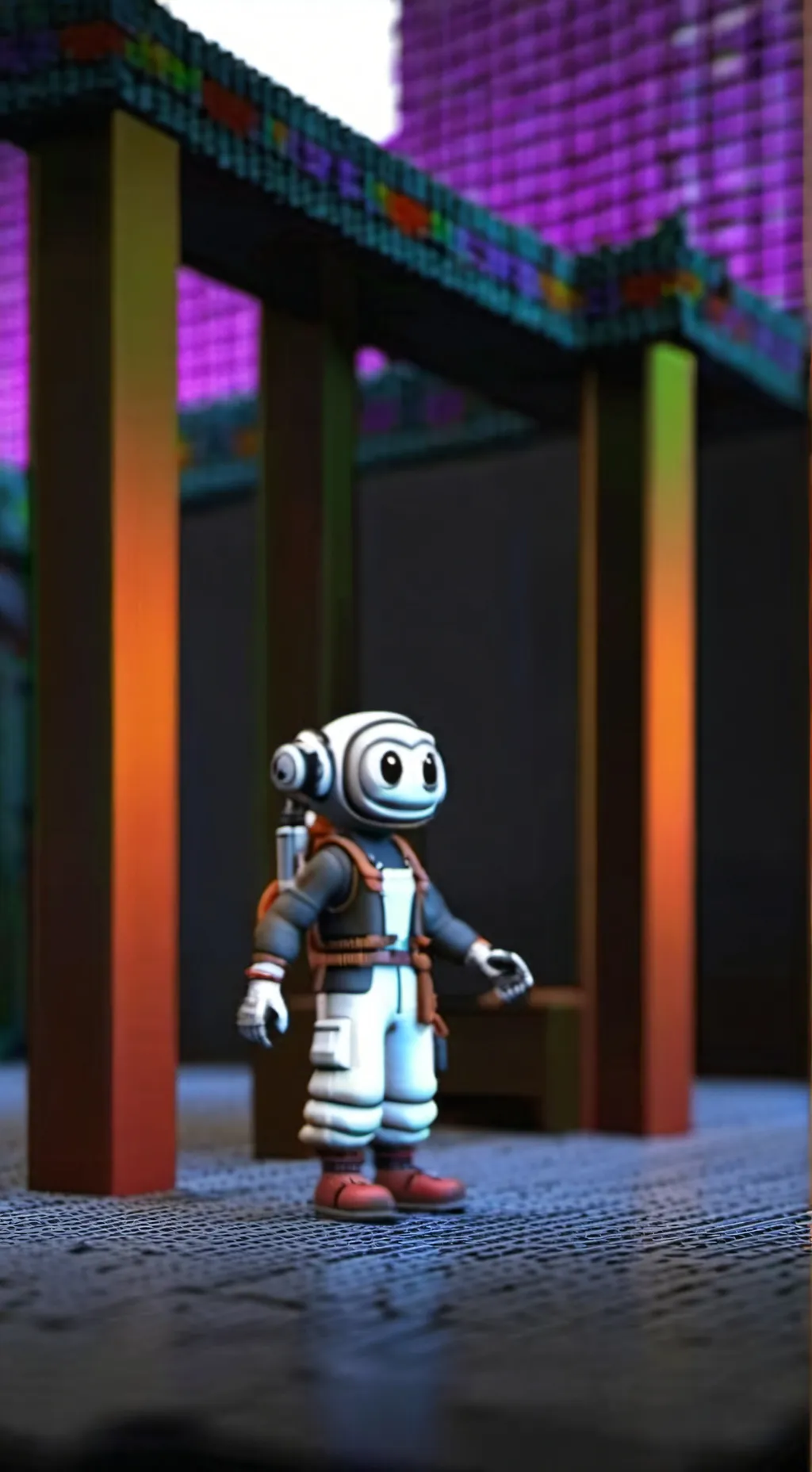 ai character: Şeker Kurabiye sar background