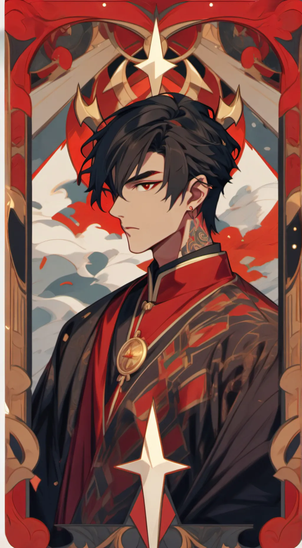 ai character: ♥naylon leon♦ background