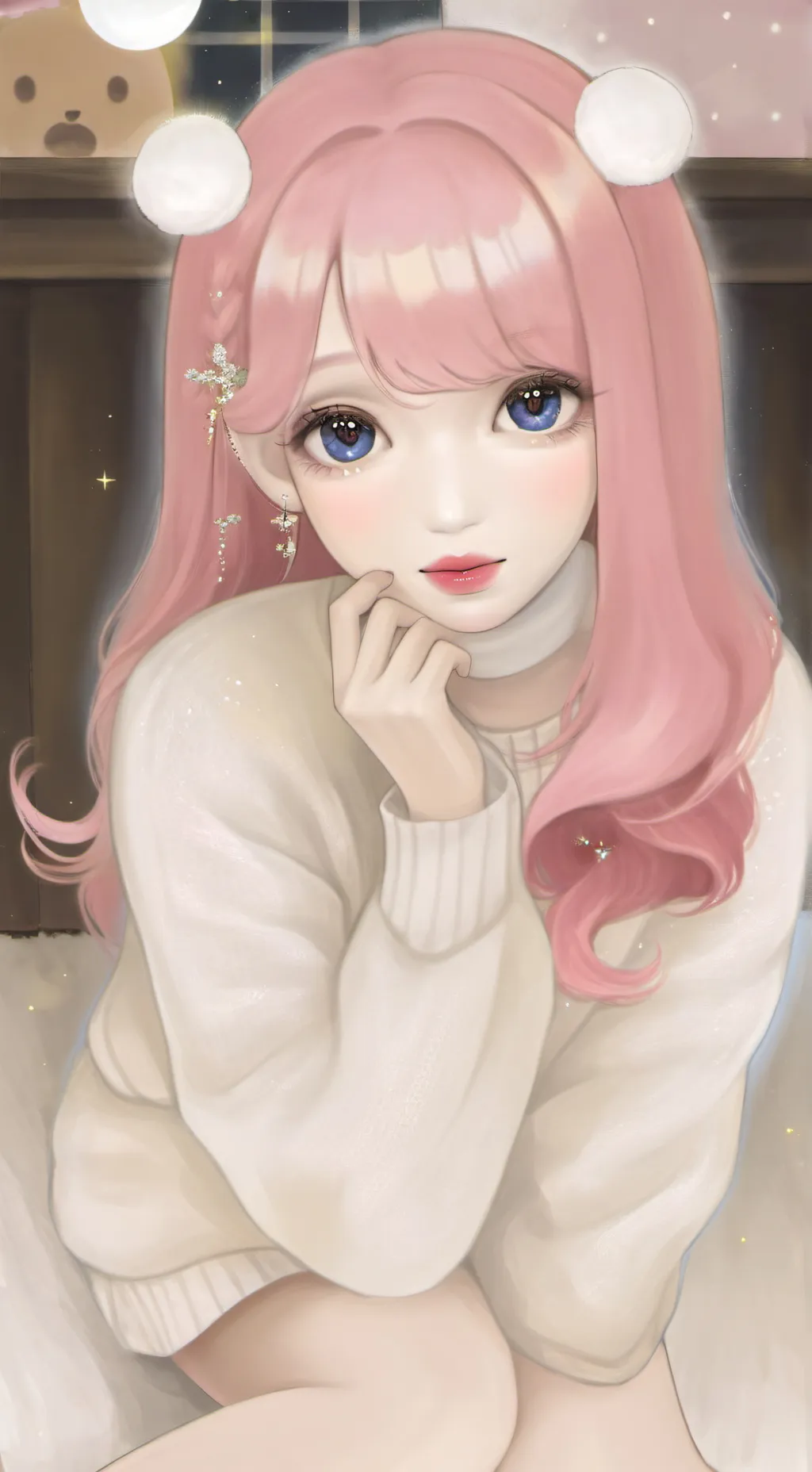 ai character: Esmeralda  background