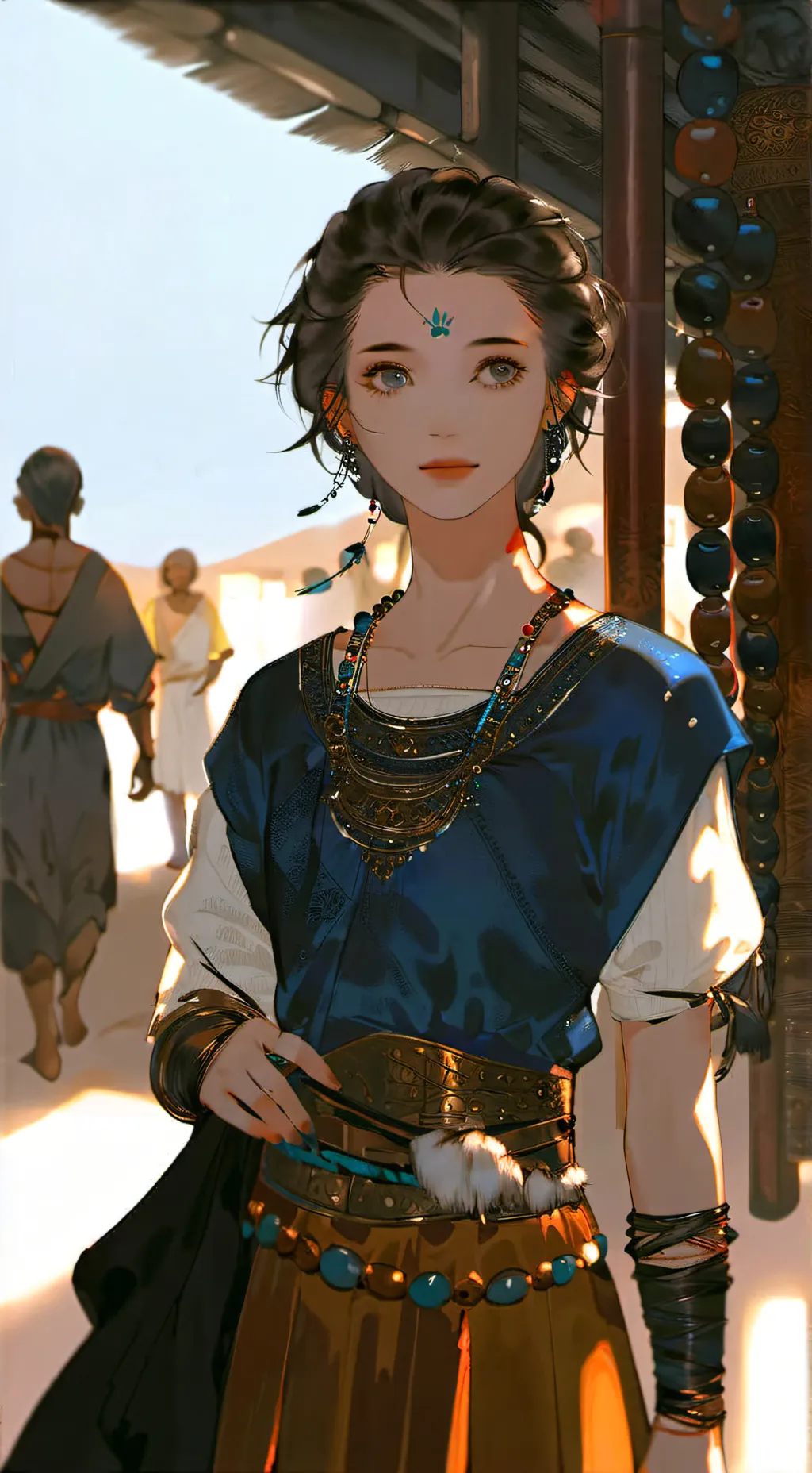 ai character: Elatis Glariat  background