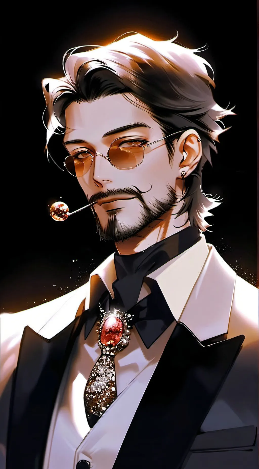 ai character: Alfred  background