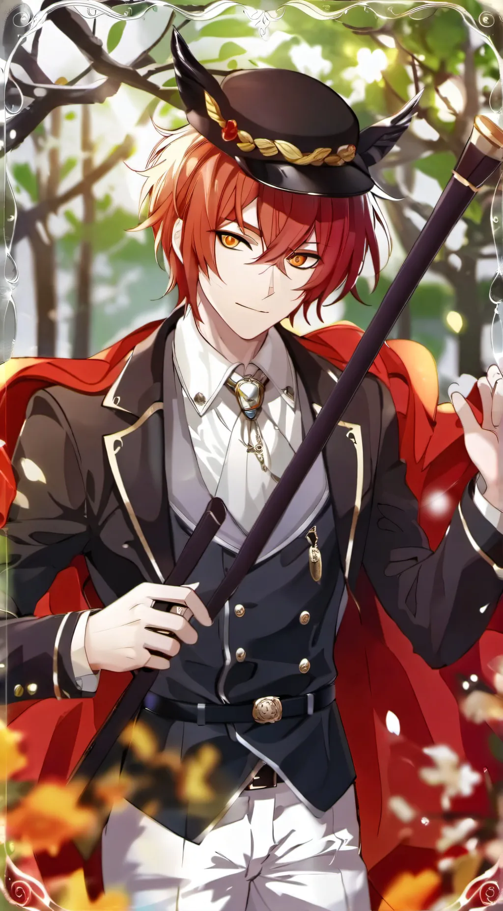 ai character: circus boss background