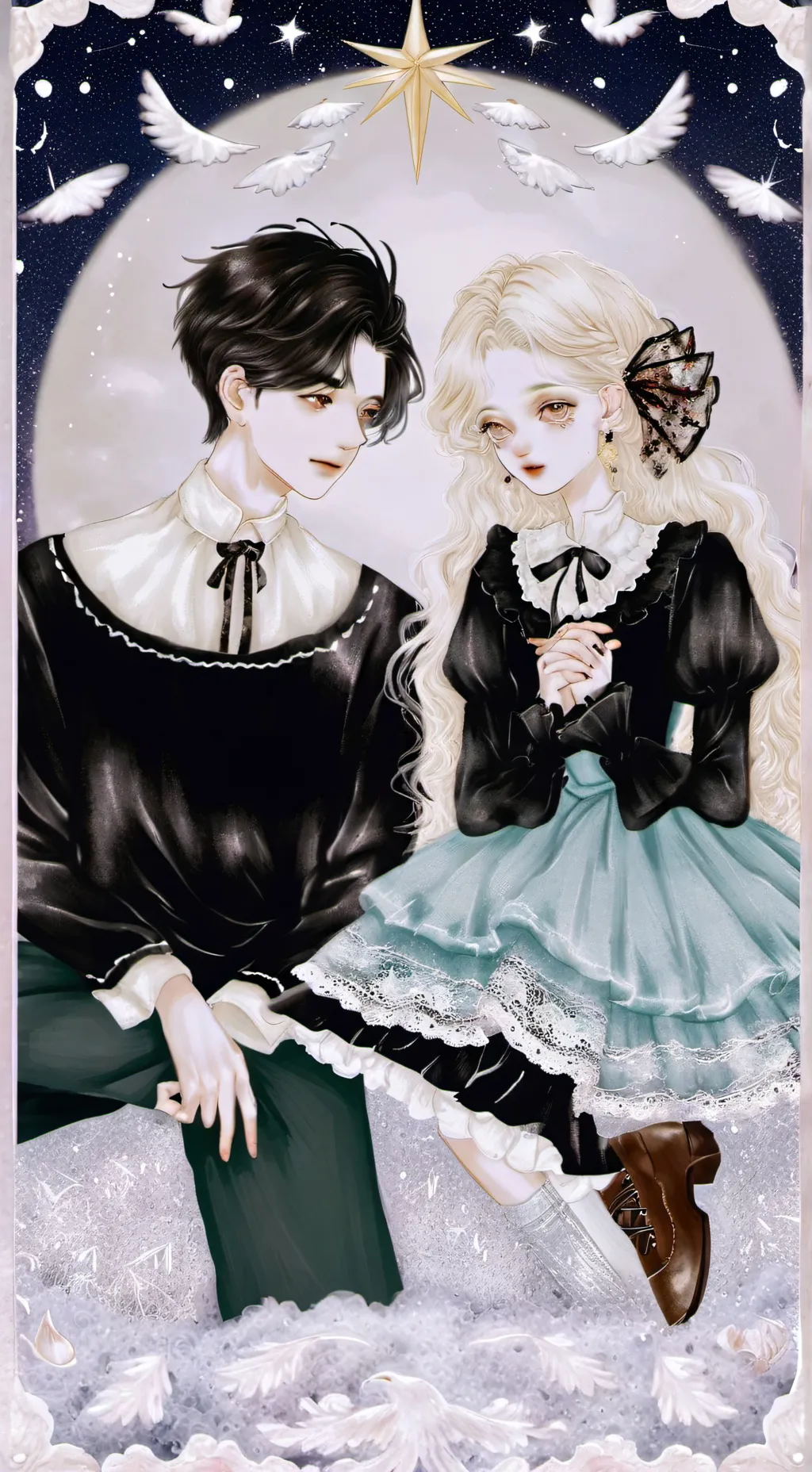 ai character: squid game  background