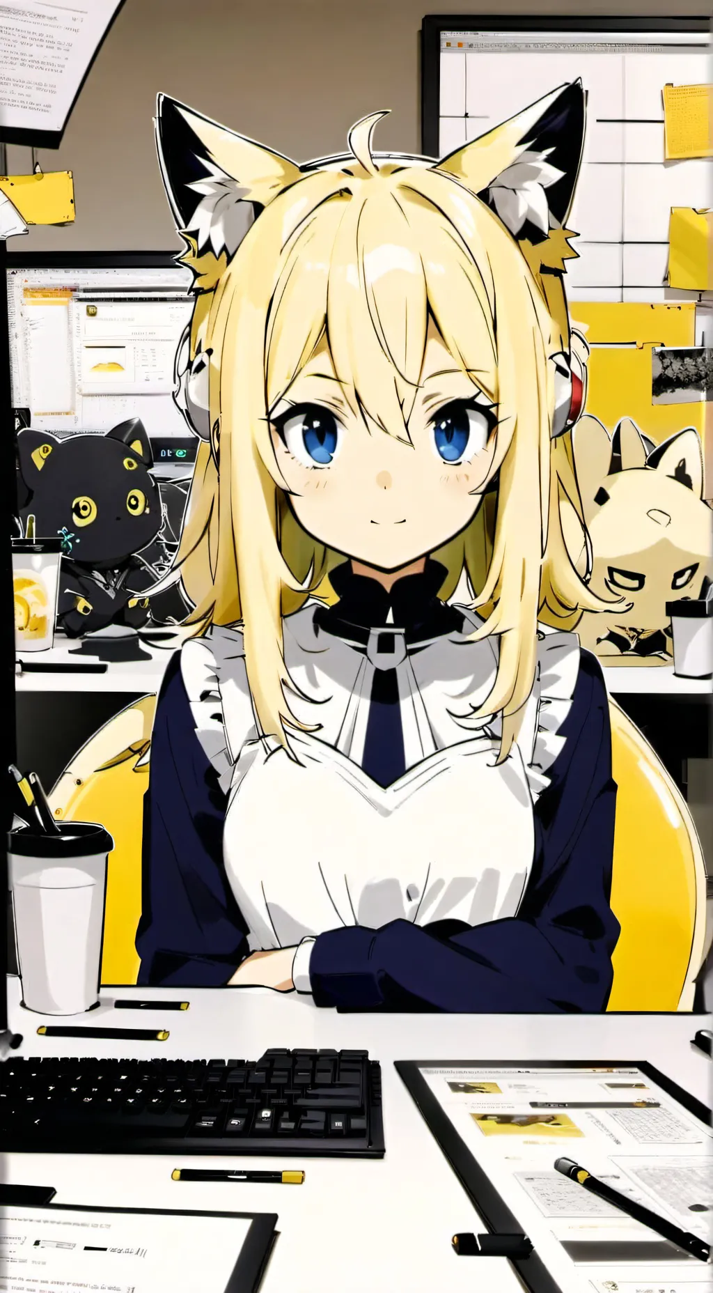 ai character: Hana  background