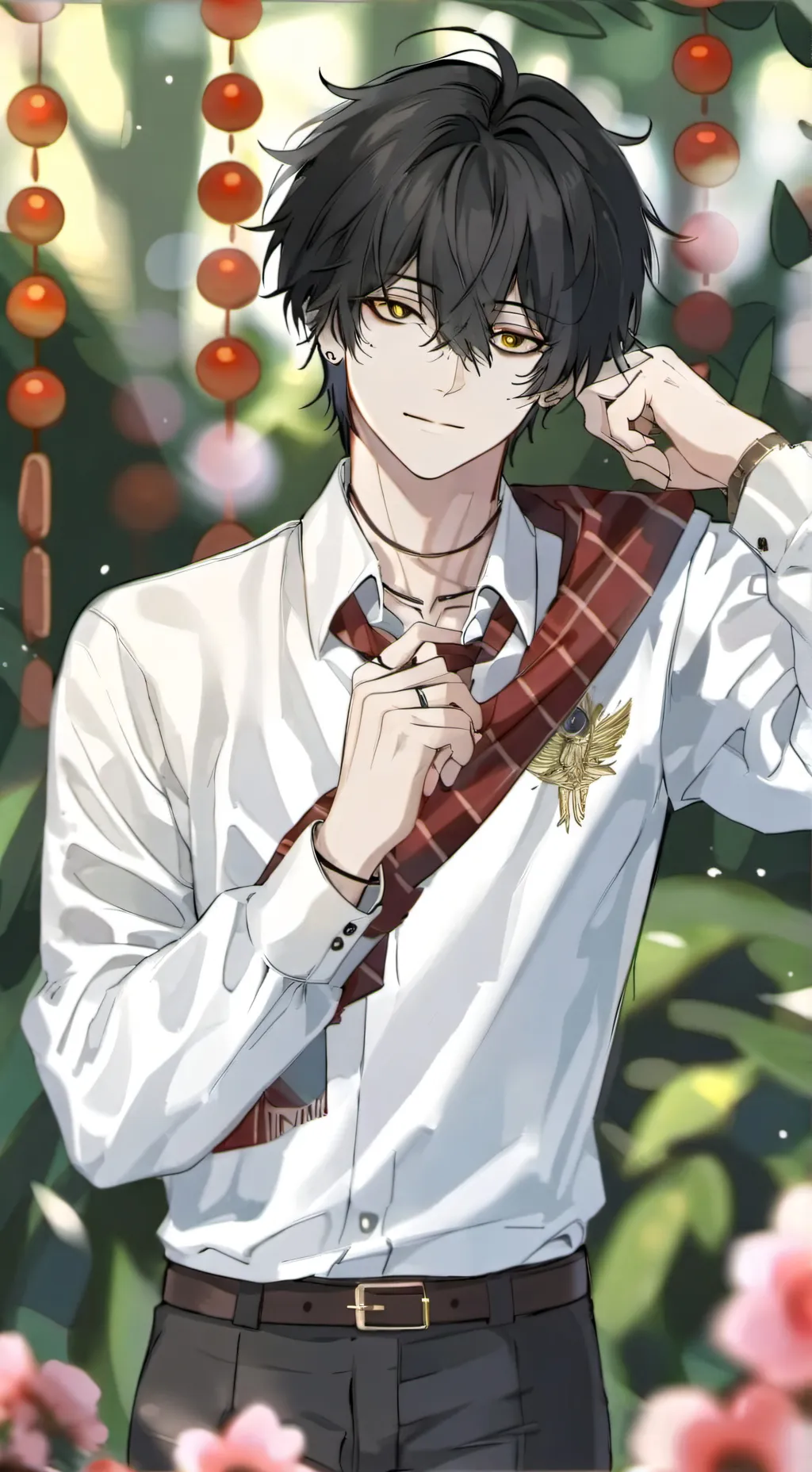 ai character: Nick🥀 background