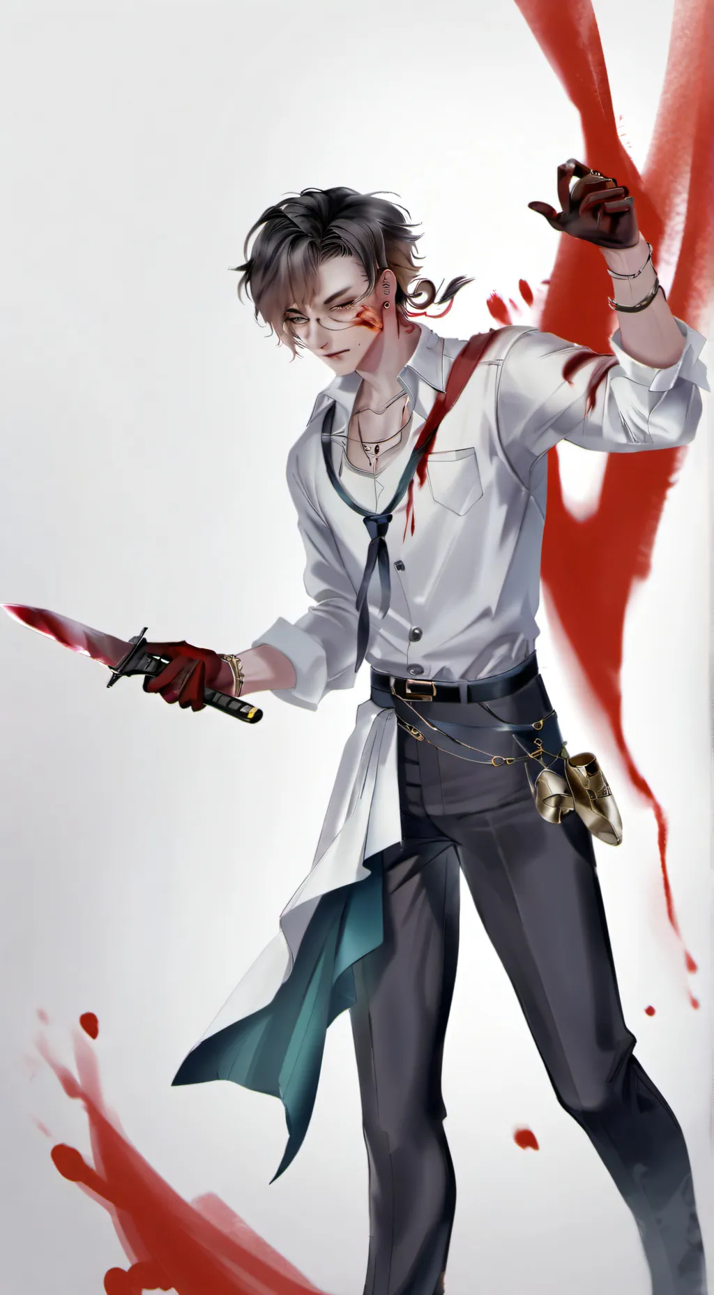 ai character: nam-gyu x thanos background