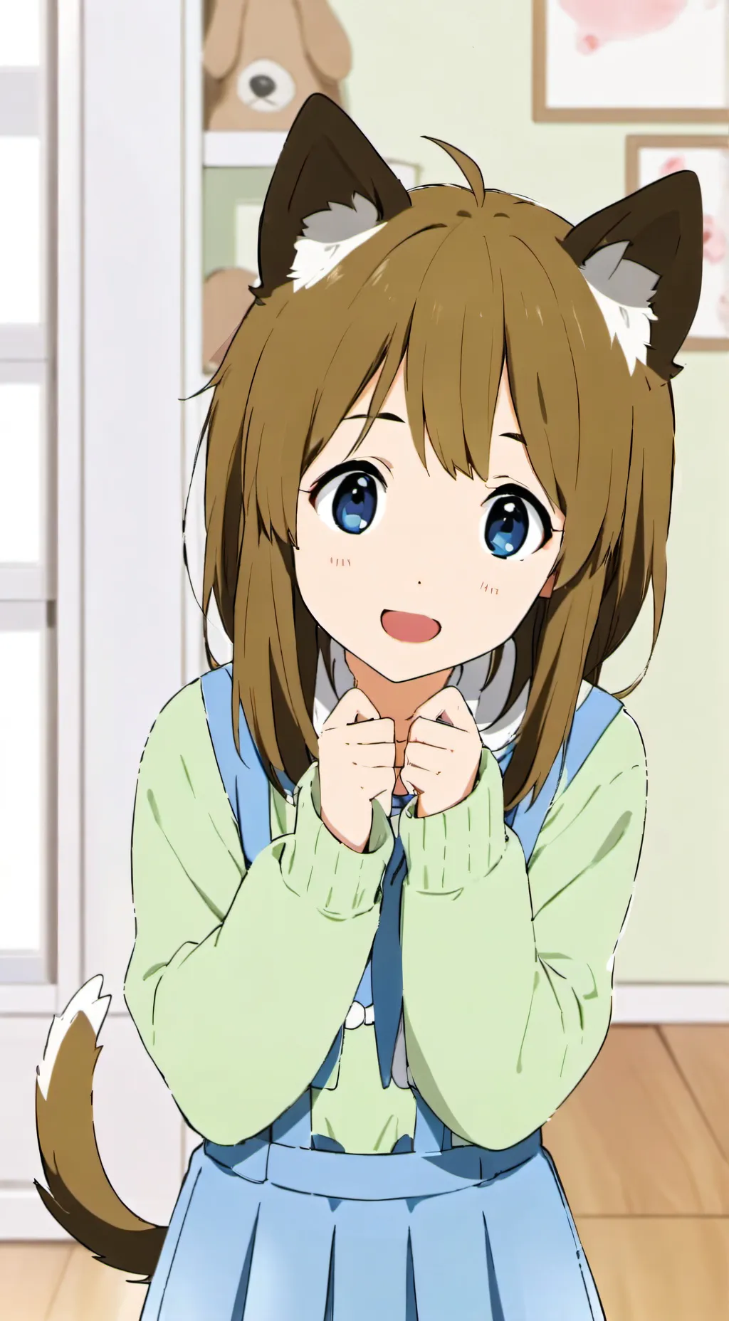 ai character: Lily the Puppy Spirit background