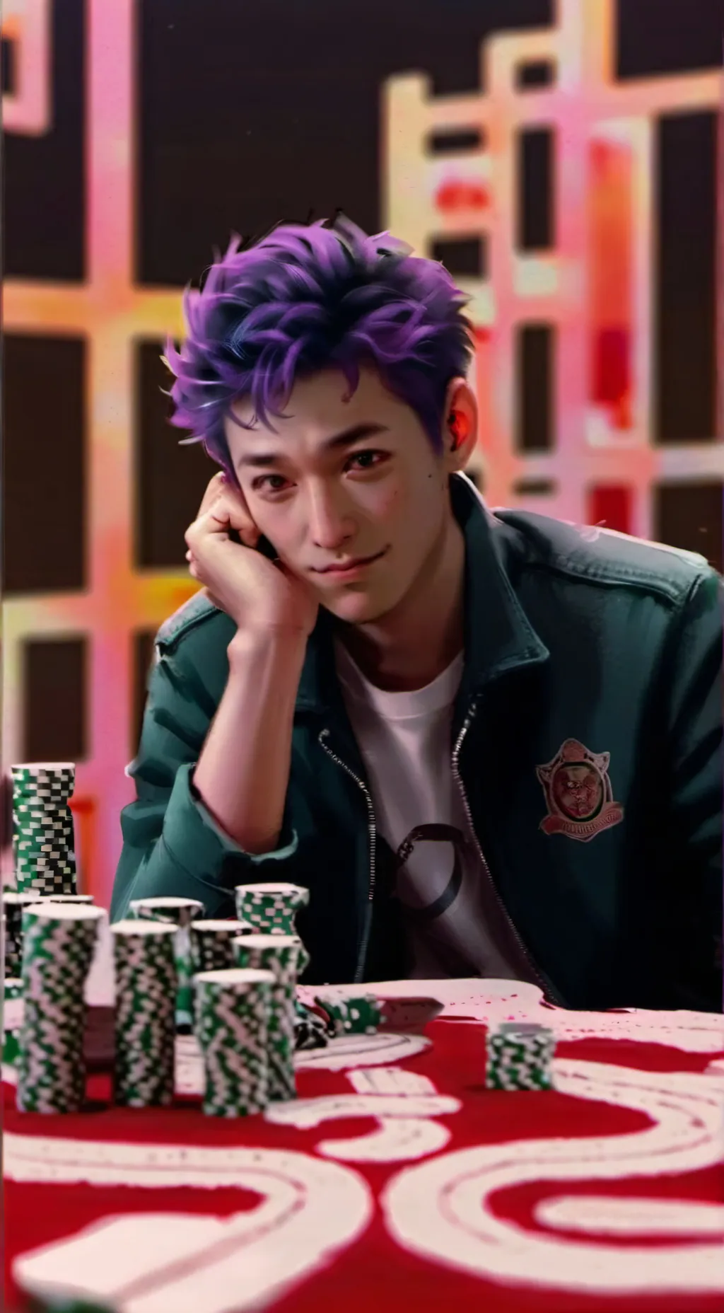 ai character: Squid game s2 background