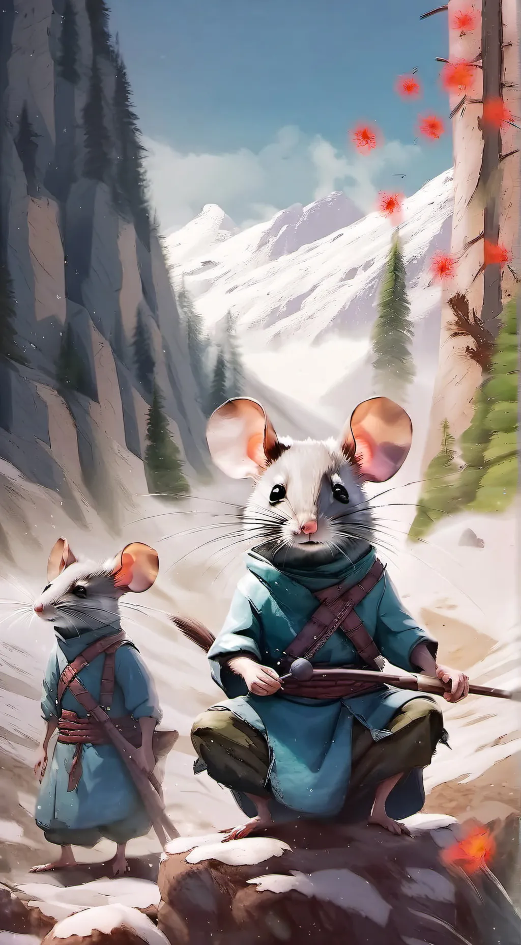 ai character: rata 1 rata 2 background