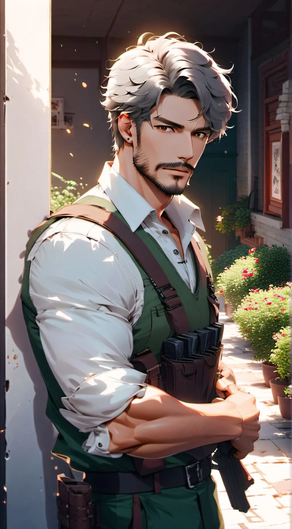 ai character: Philip  background