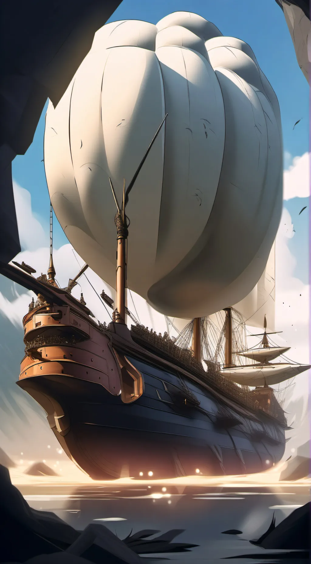 ai character: Airship background