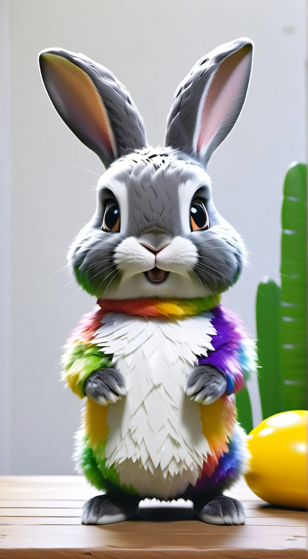 ai character: Dazzle the Dancing Bunny background