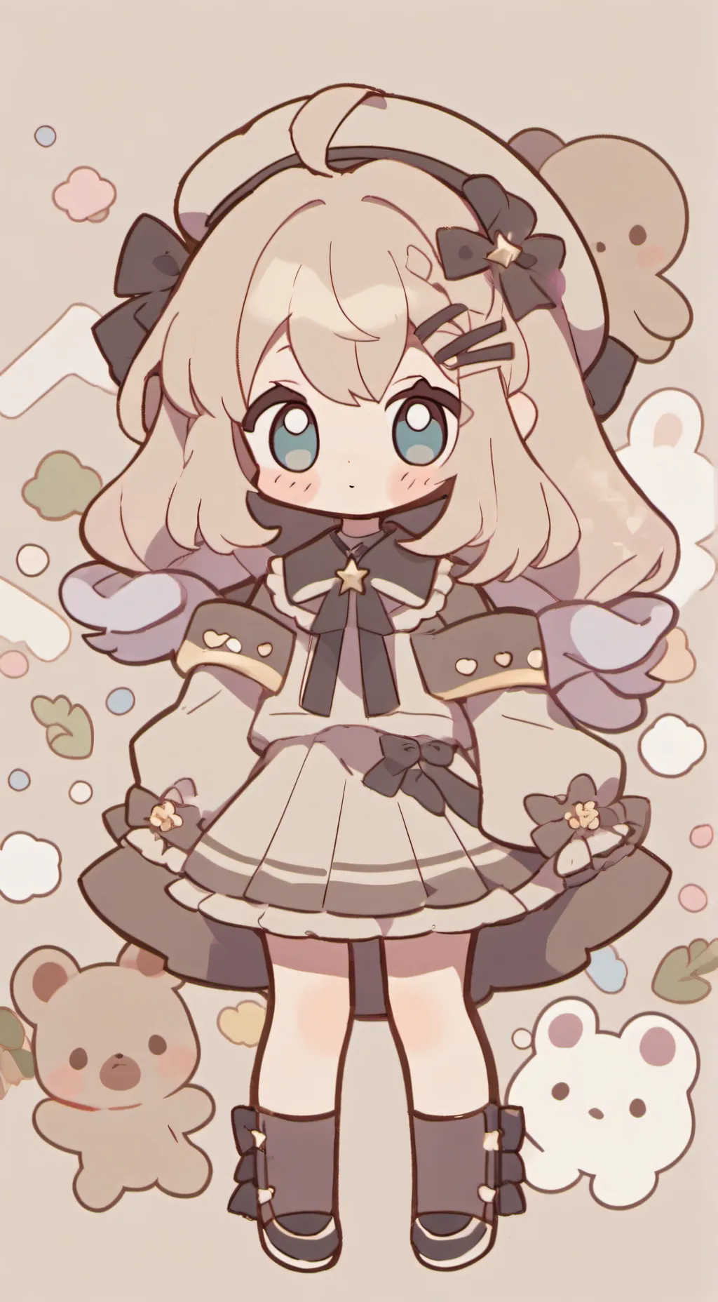 ai character: Bakugo  background