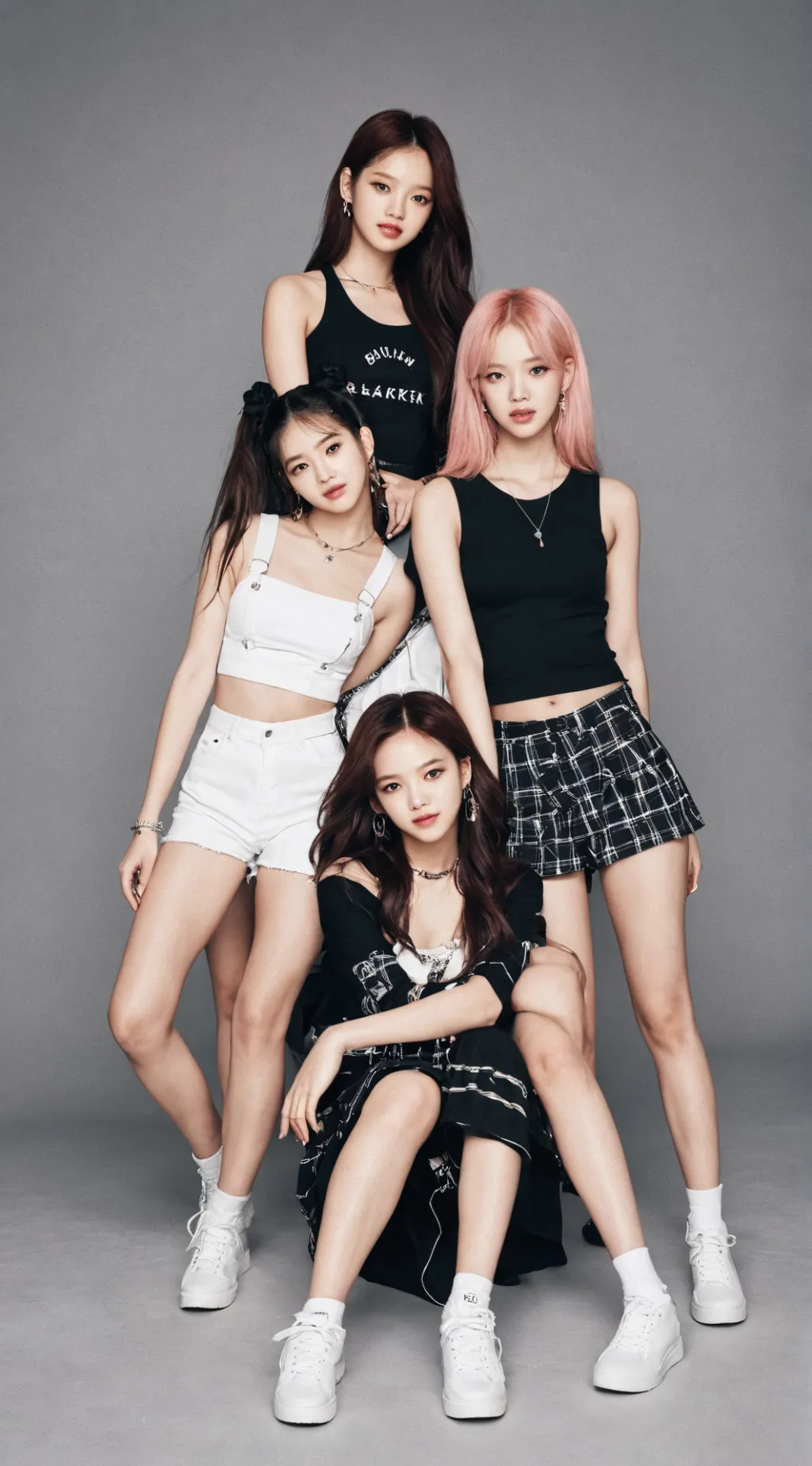 ai character: BLACKPINK MEMBERS! background