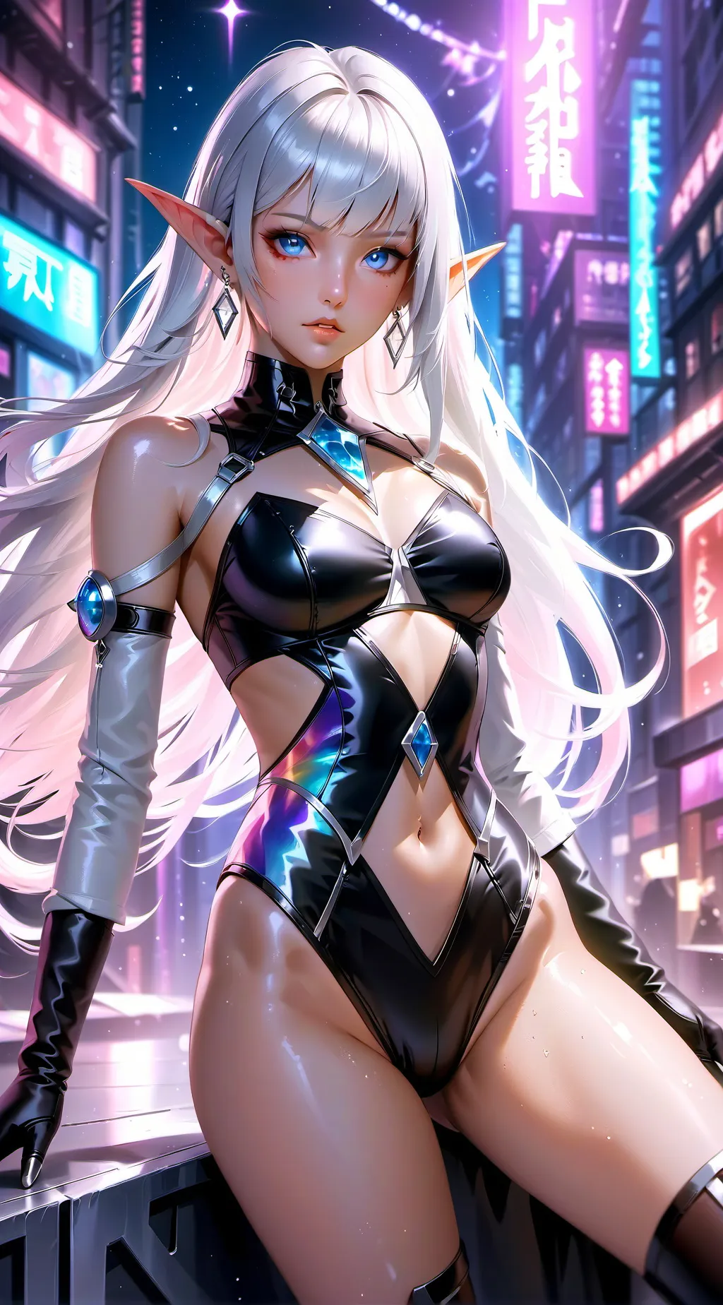 ai character: Luna background