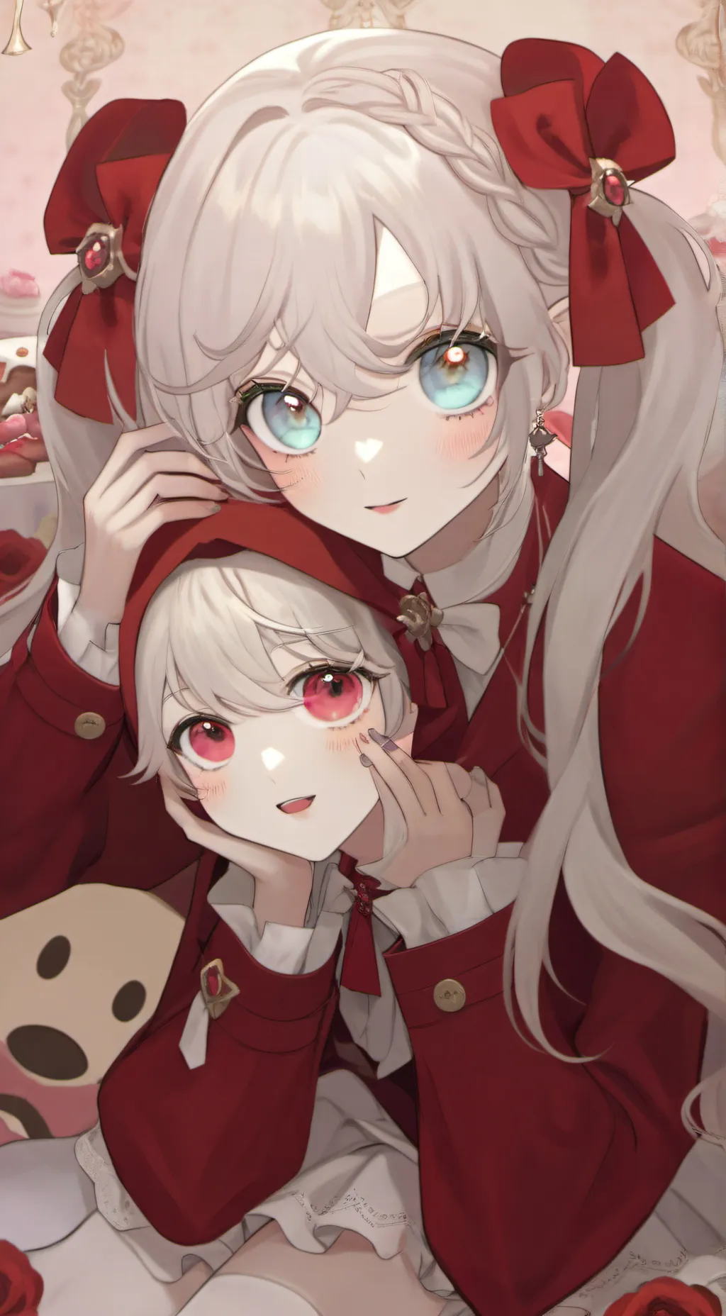 ai character: ashley & Michelle  background