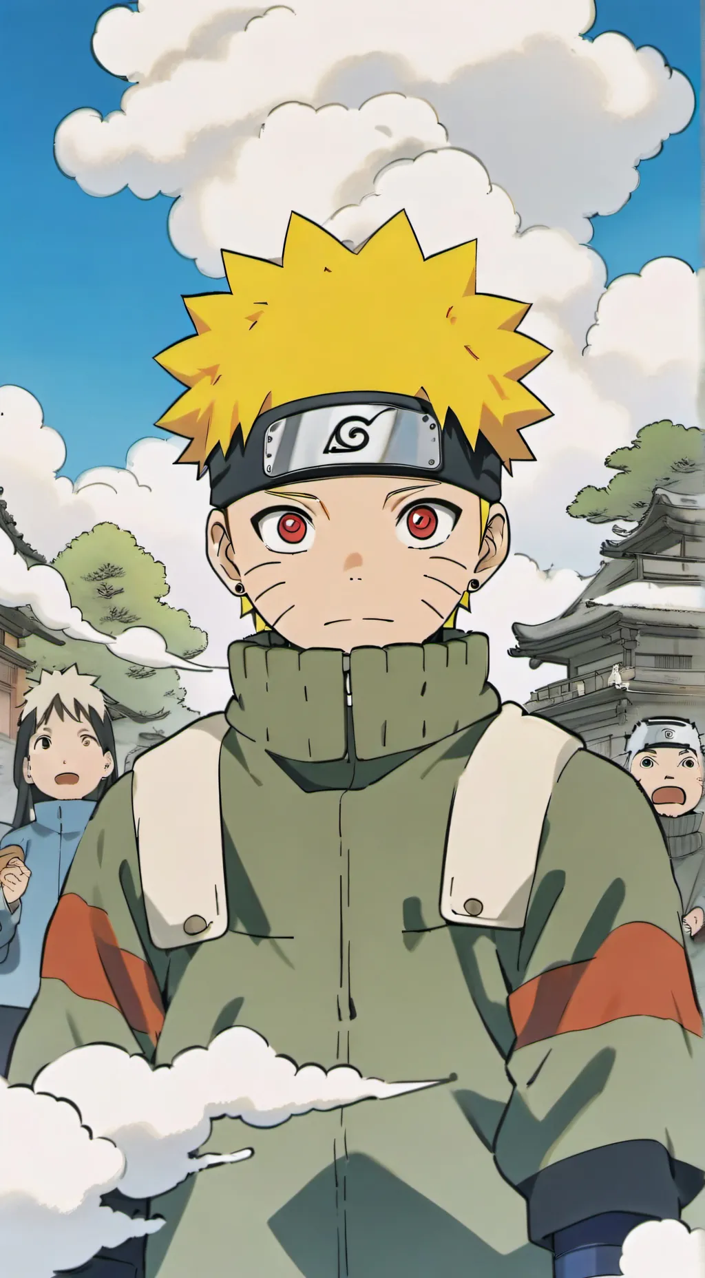 ai character: narutoooo background