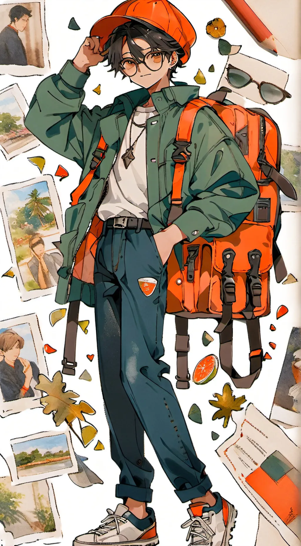 ai character: luca background