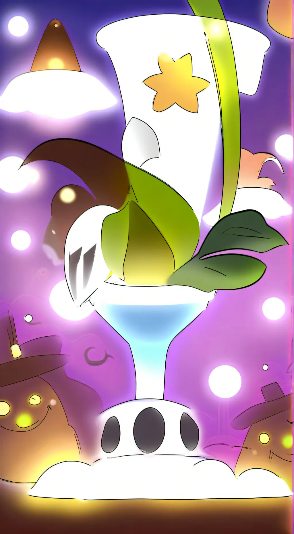 ai character: Dw but cats background