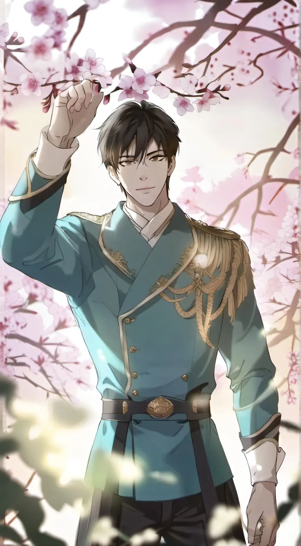 ai character: женя background