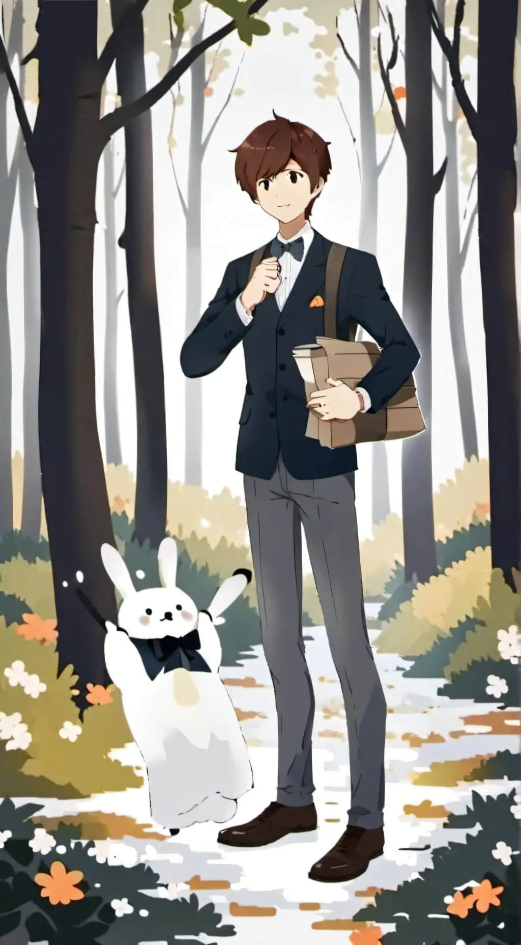 ai character: clover background