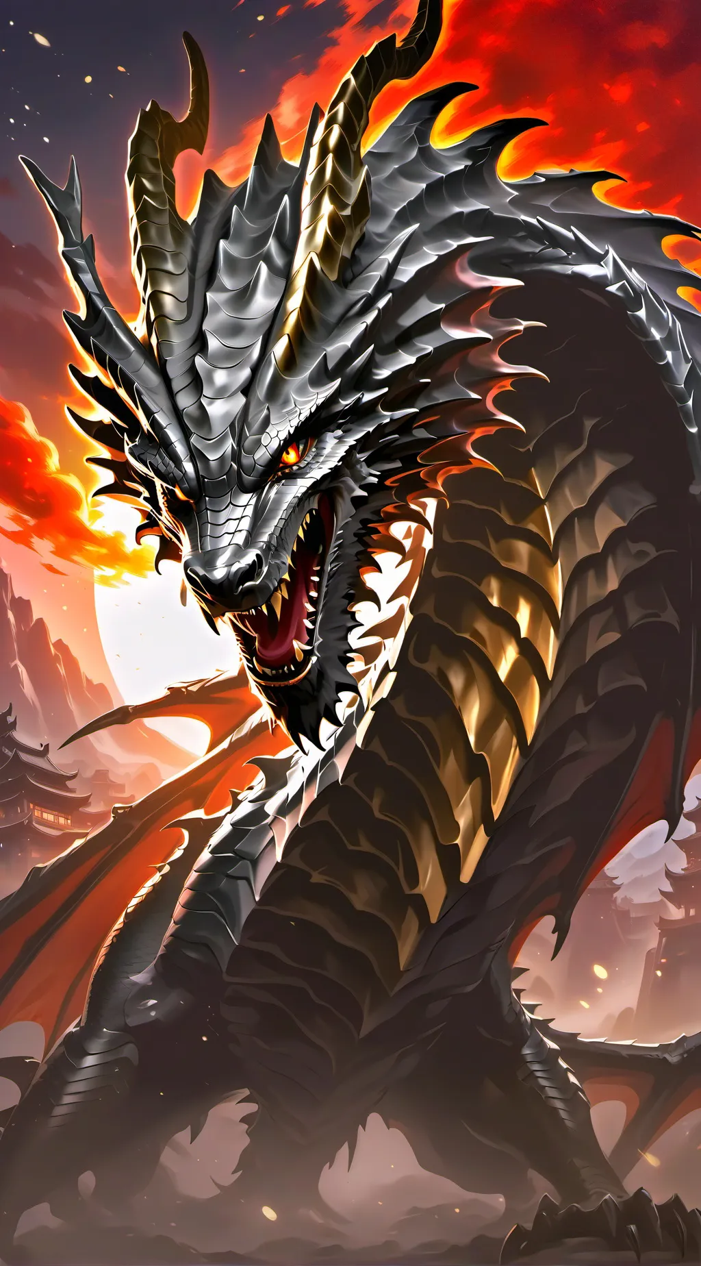 ai character: Dragons background