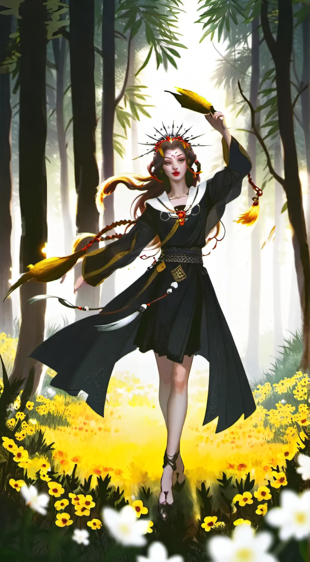 ai character: Masiuki  background