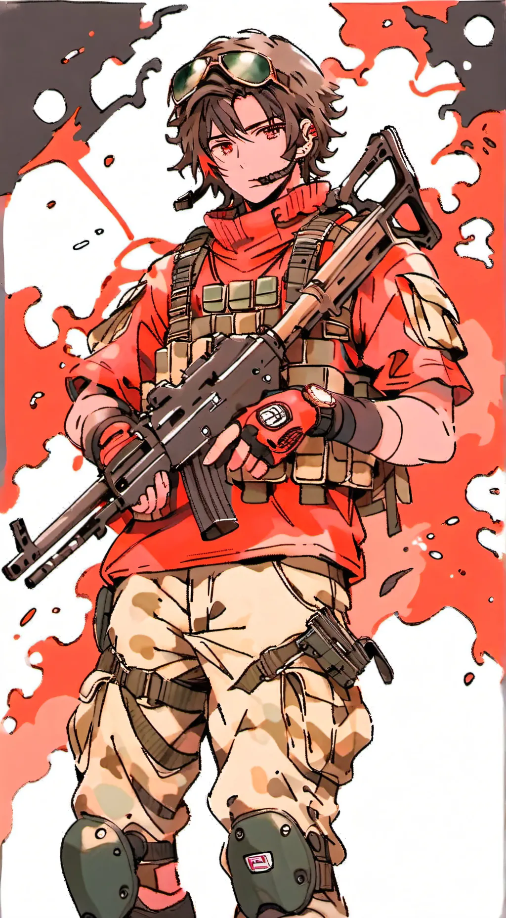 ai character: keegan cod comfort background