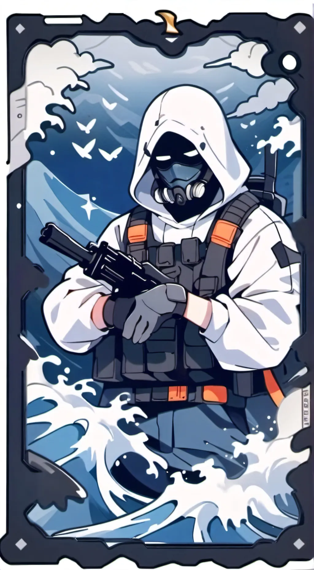 ai character: runaway cod background