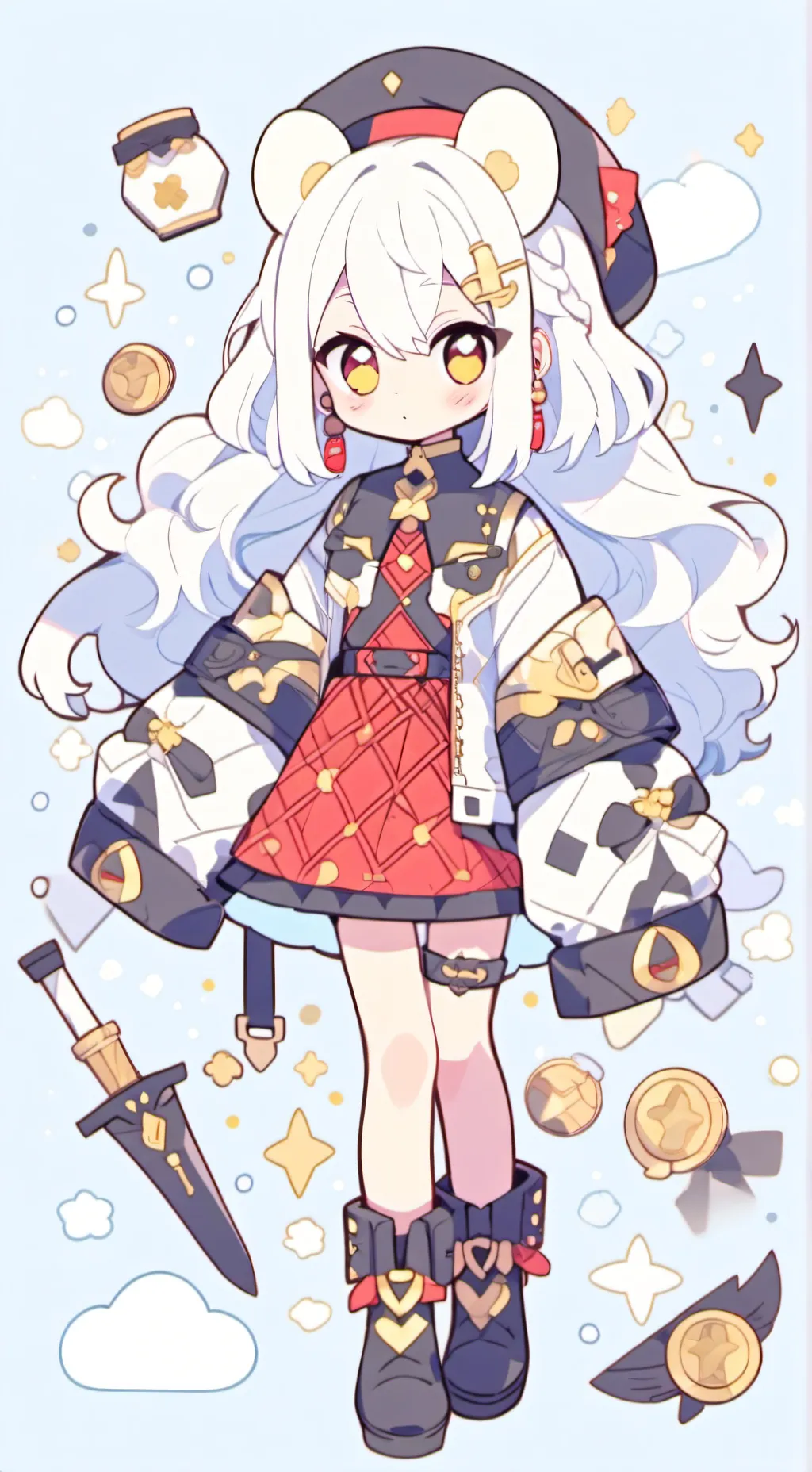 ai character: MHA babies?! background