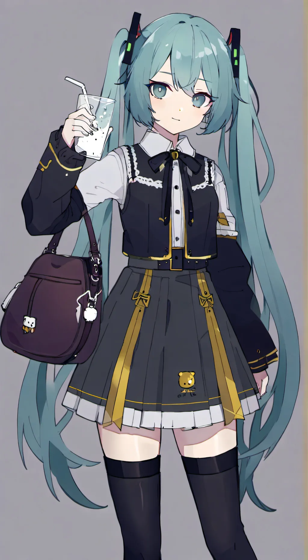 ai character: Miku background