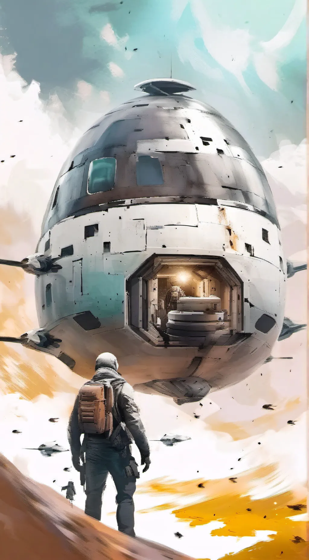 ai character: MD  background