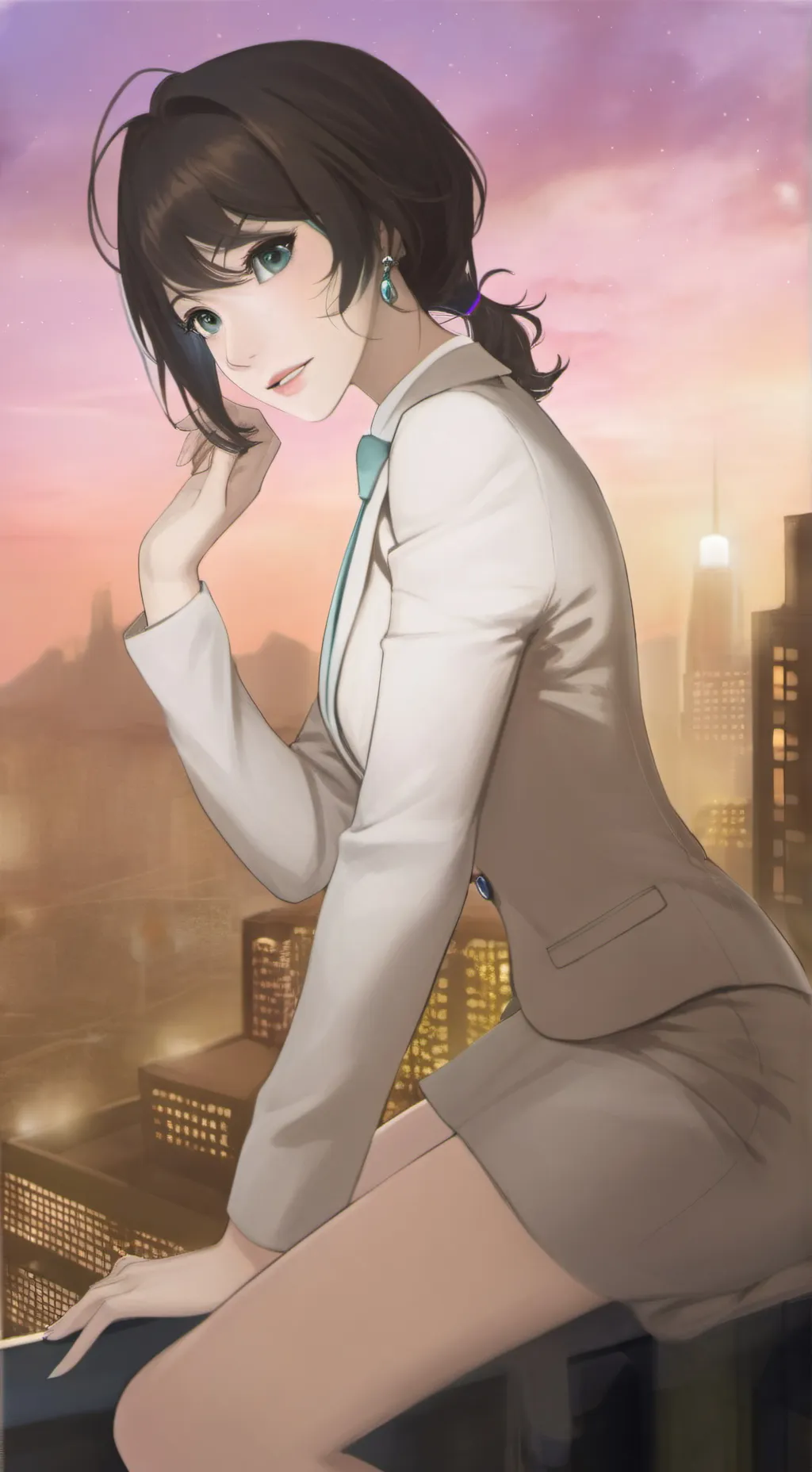 ai character: valentona  background