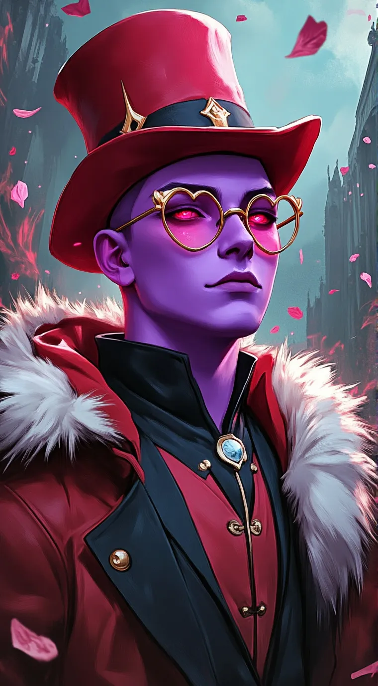 ai character: Valentino~ background