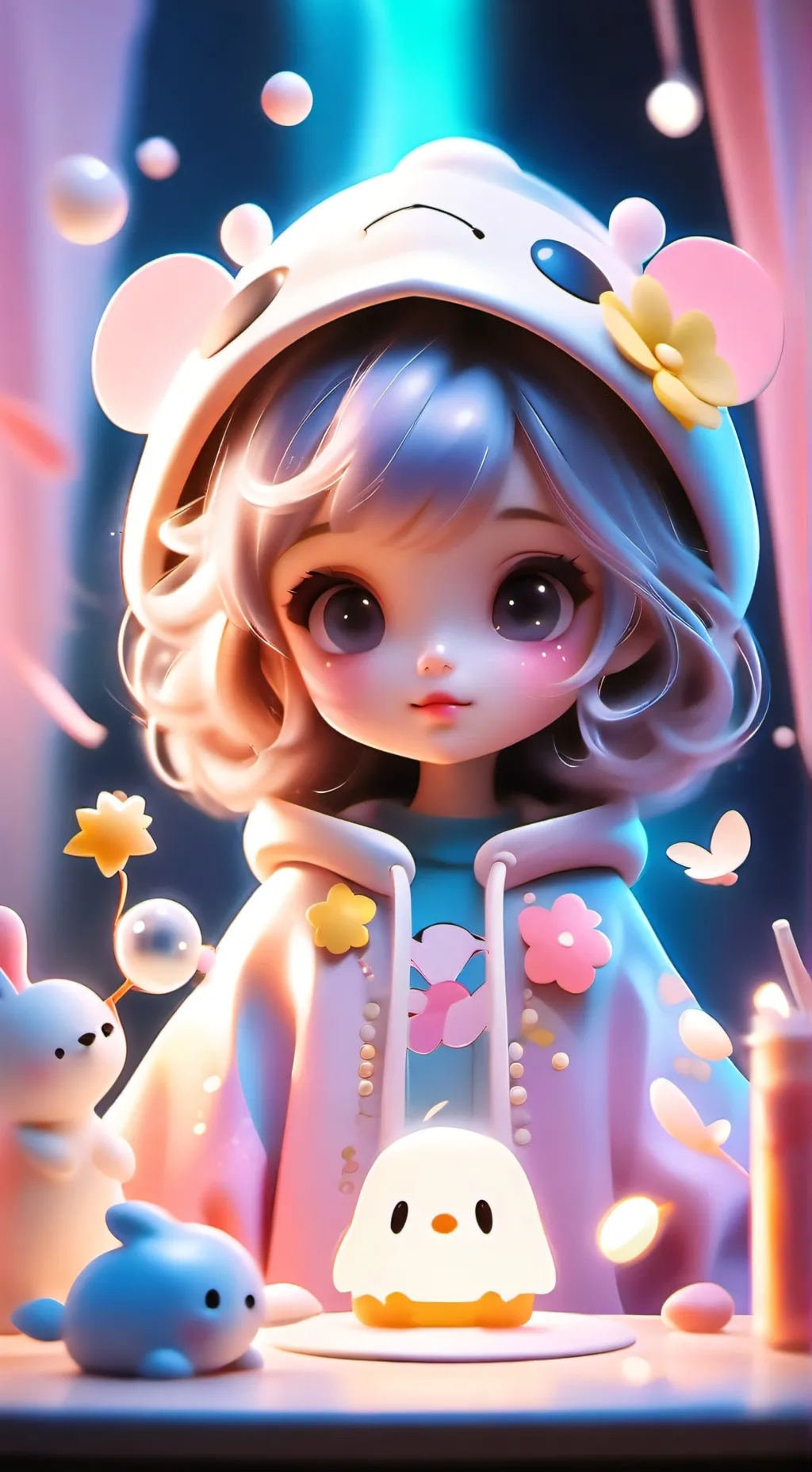 ai character: Вика background