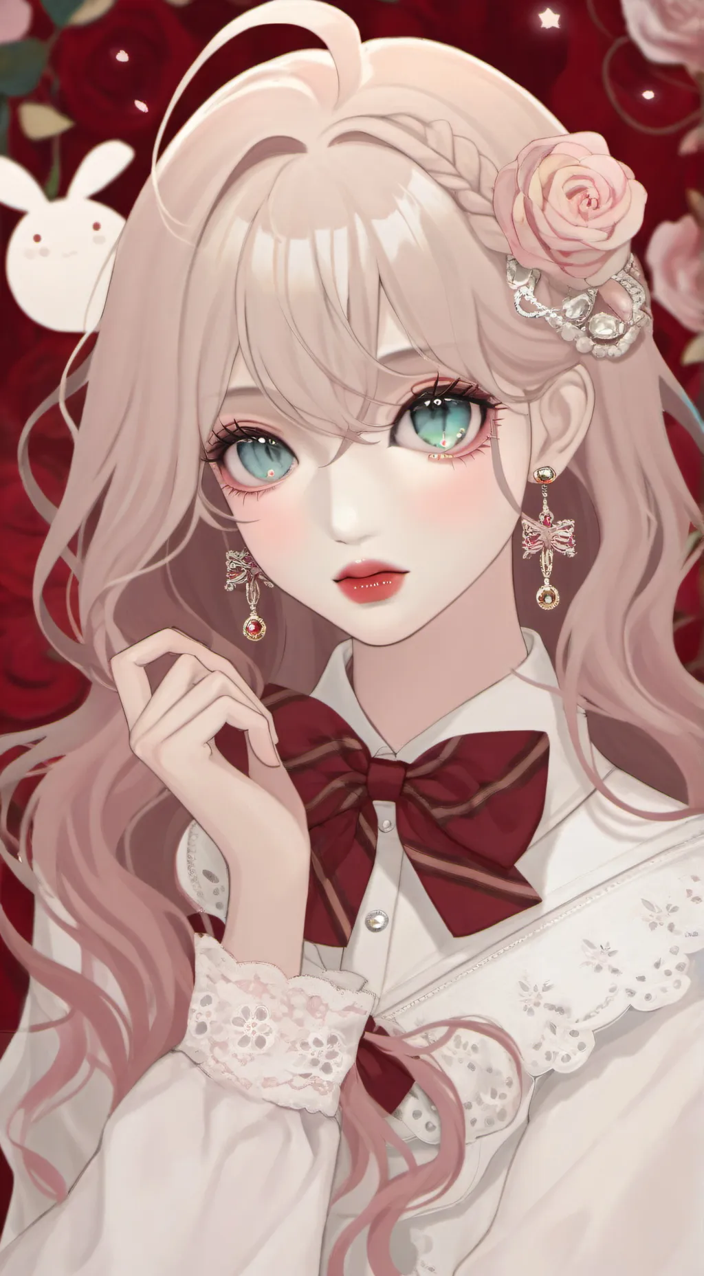 ai character: hija del director background