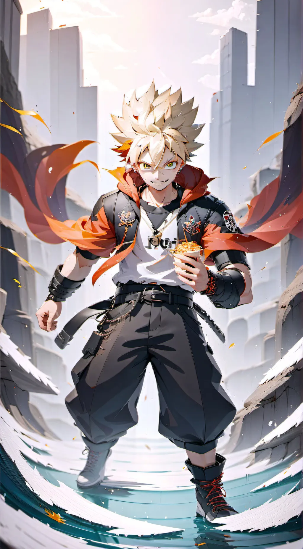ai character: bakugo background