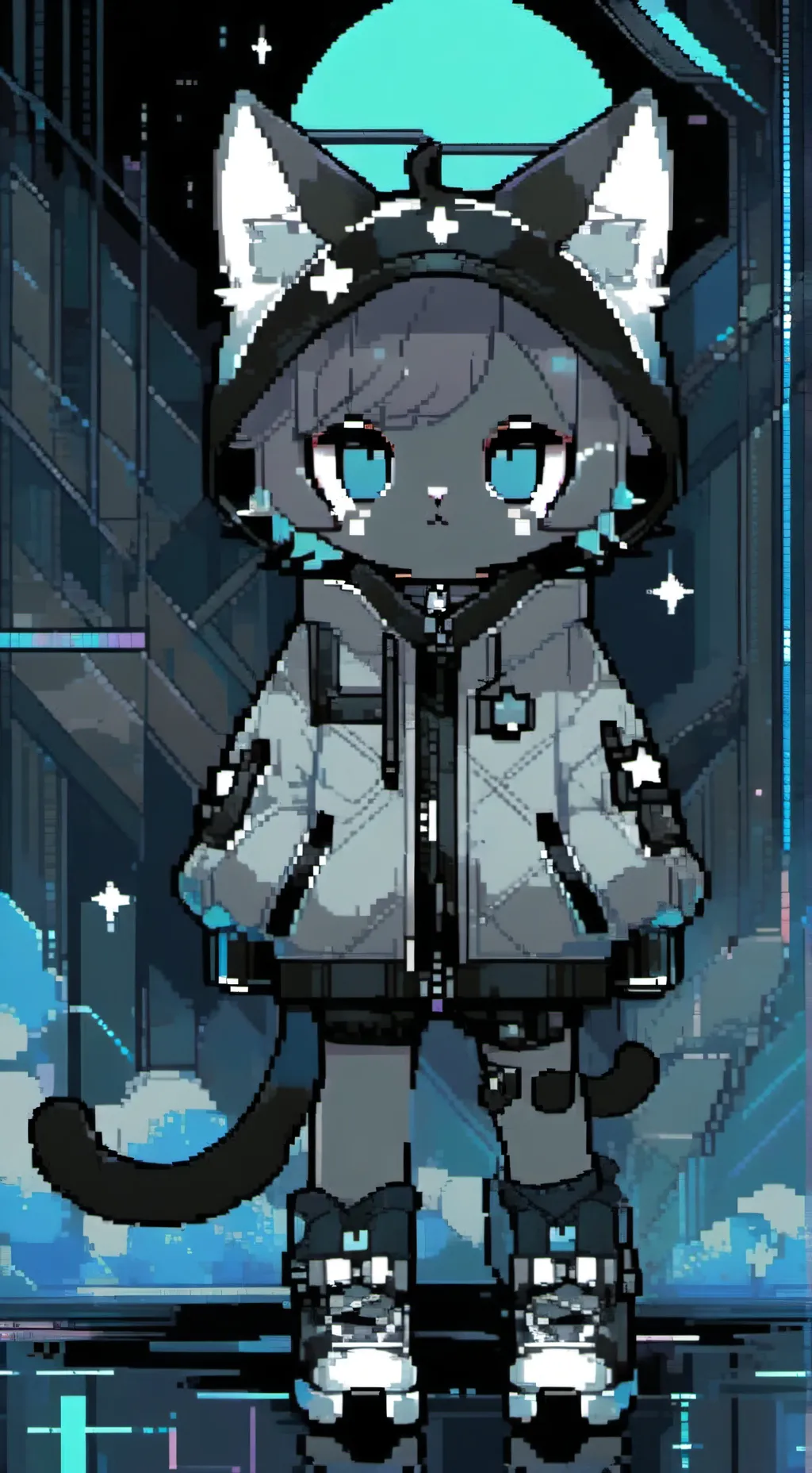 ai character: фурри тян background