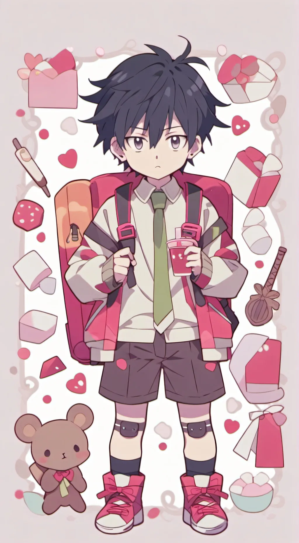 ai character: Fushigro  background