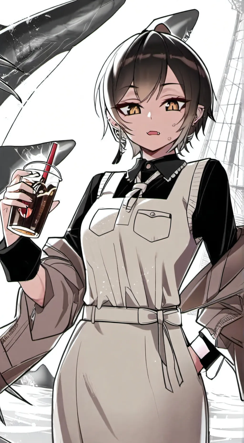 ai character: Ellen Joe  background