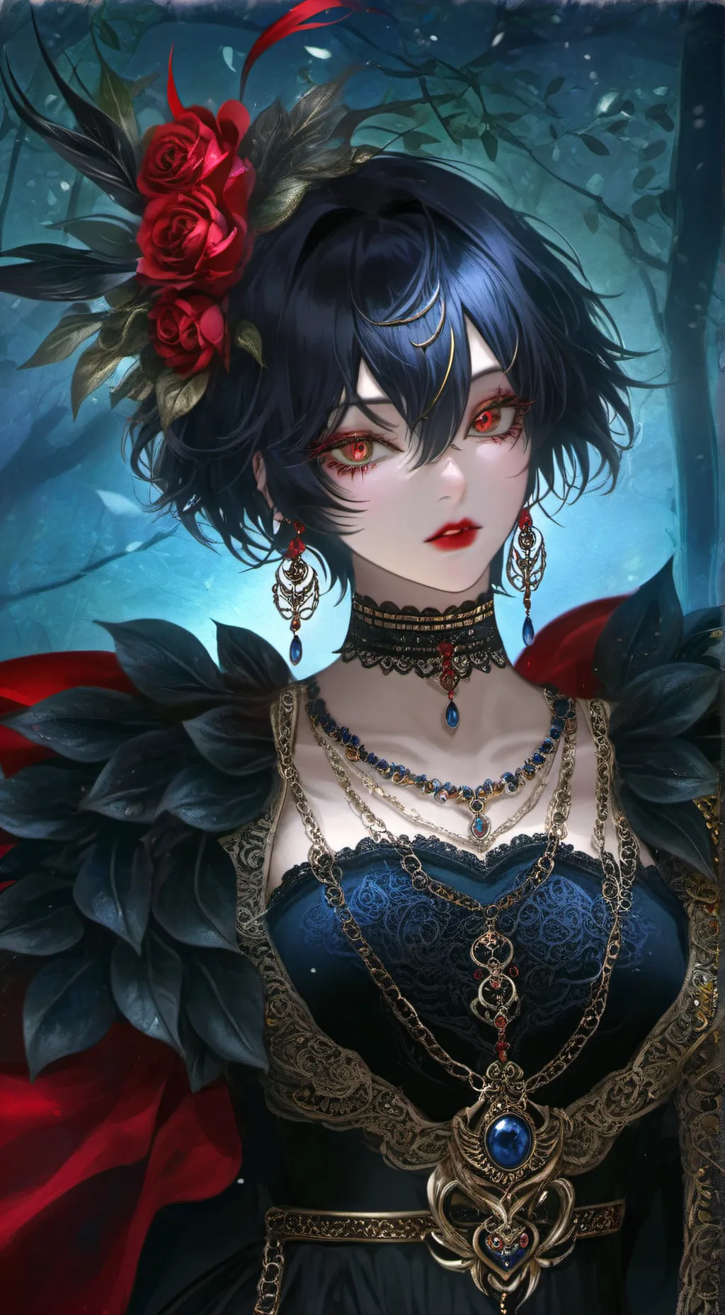 ai character: Queen Ravena background