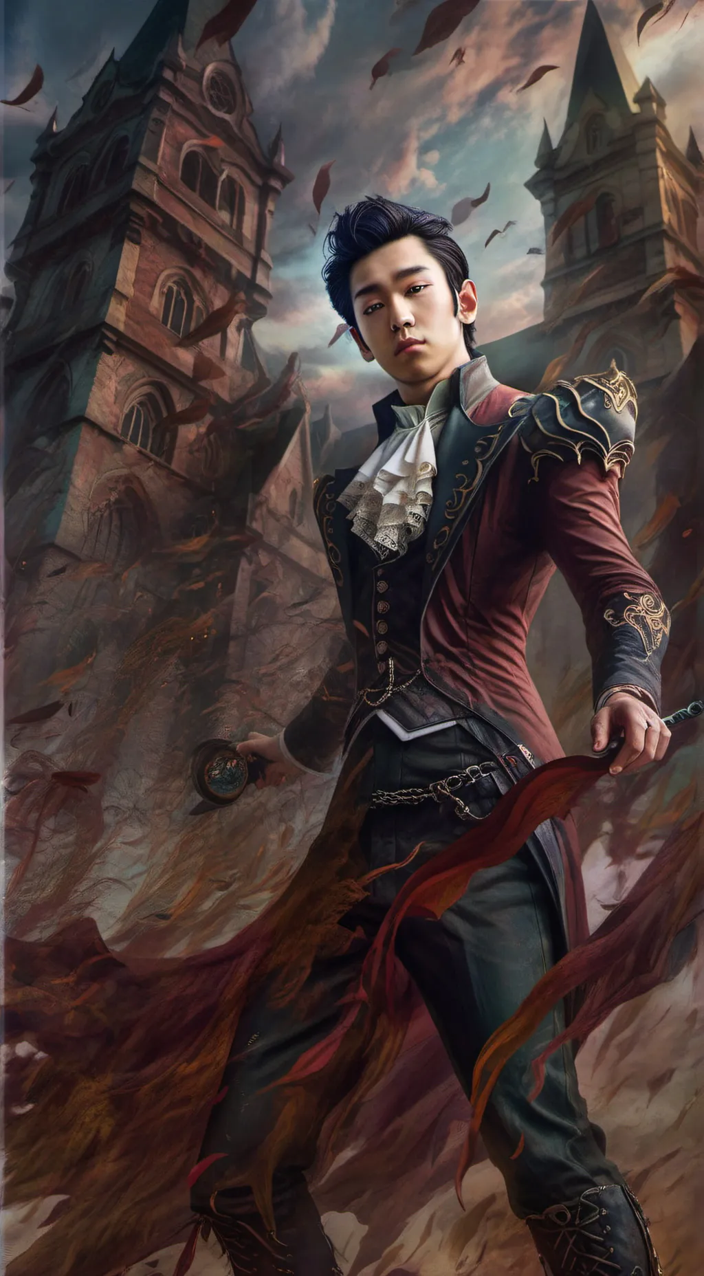 ai character: Adrien von Nights background