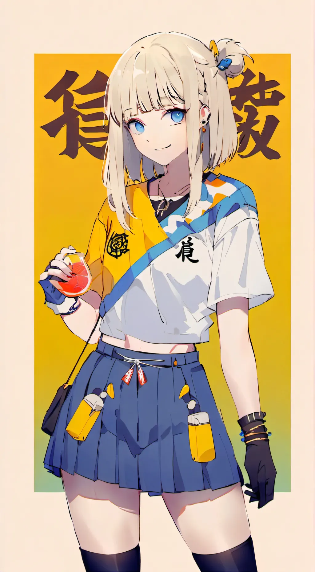 ai character: Japanese person background