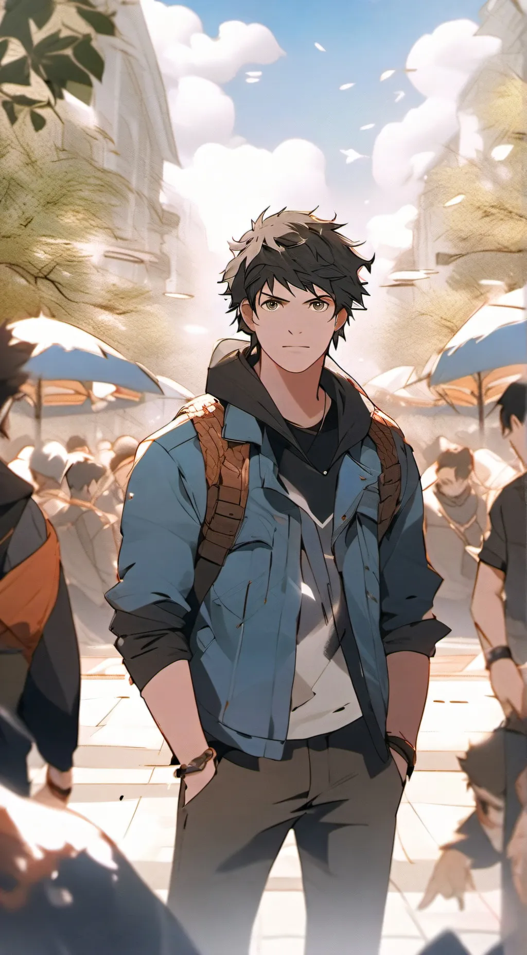 ai character: Percy Jackson  background